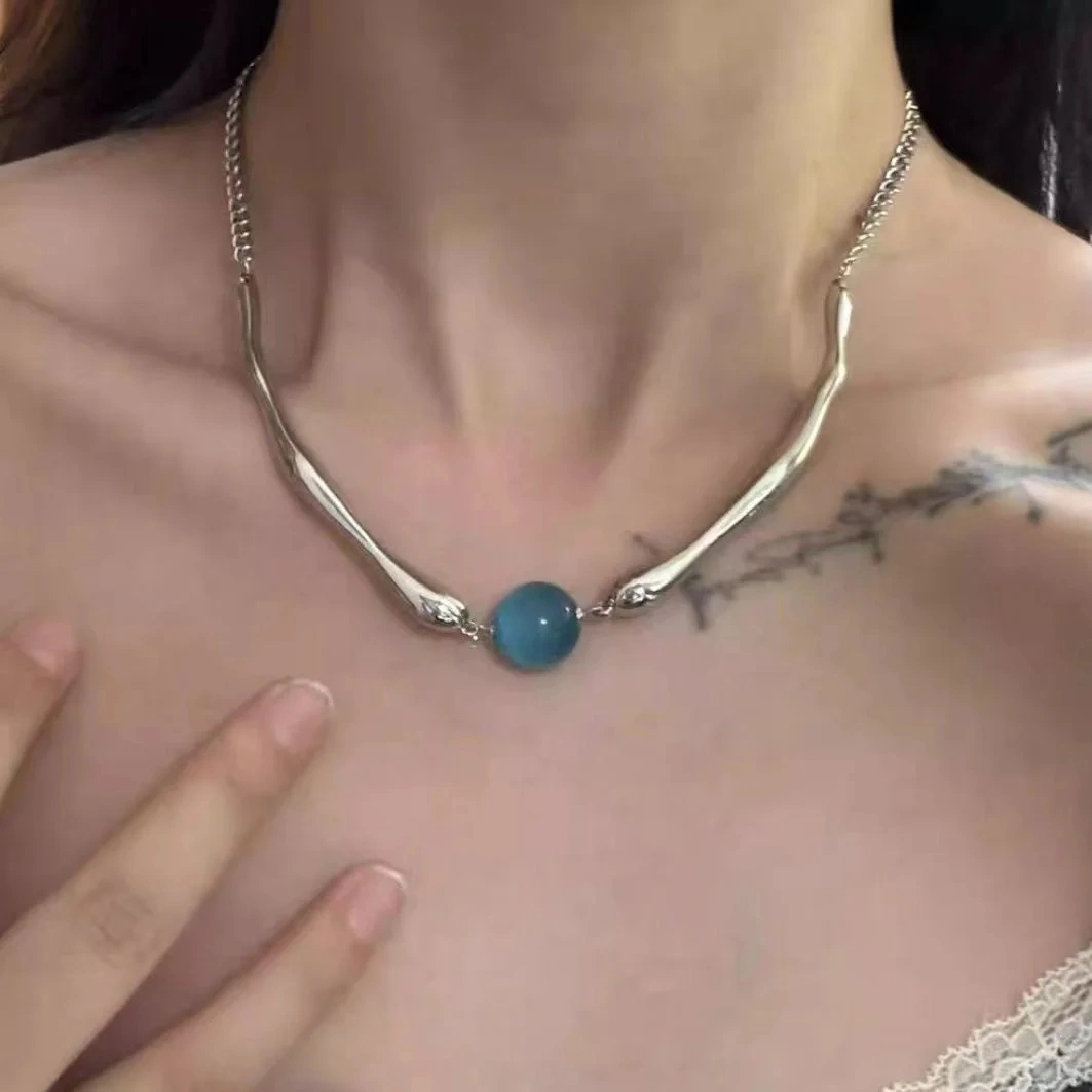 All-match High-grade Retro Titanium Steel Necklace For Women
