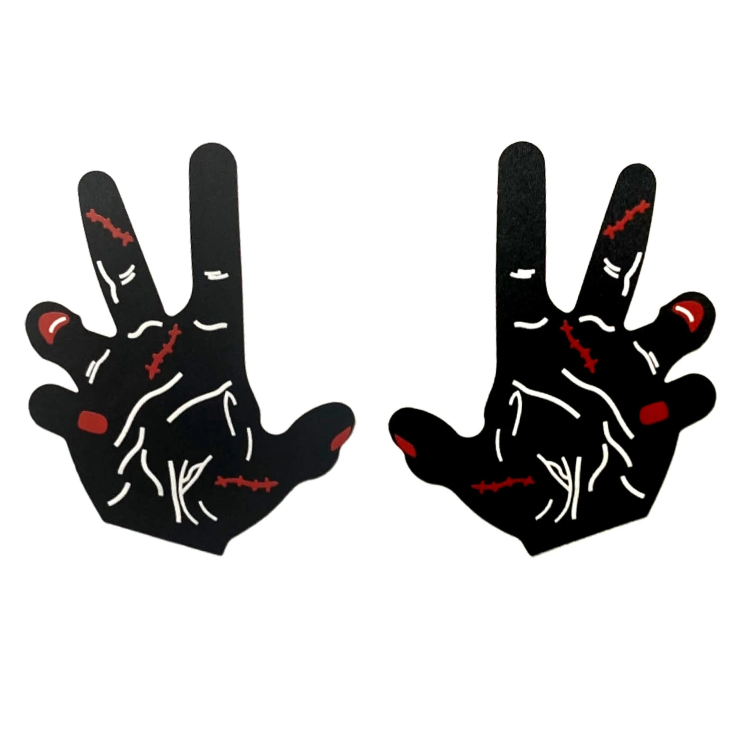 Halloween Devil's Hand Disposable Chest Paste