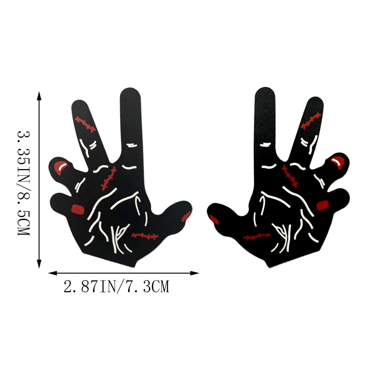 Halloween Devil's Hand Disposable Chest Paste