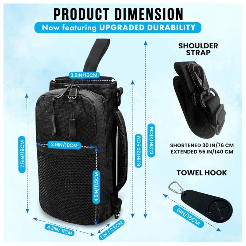 Gym Outdoor Sports Kettle Multi-functional Men's Messenger Bag
