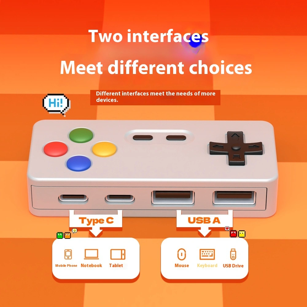 Creative Personality Cartoon Game Modeling HUB Four-in-one