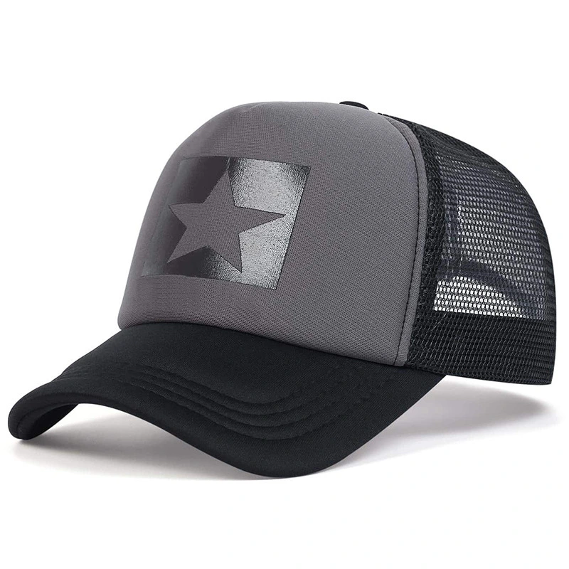 Five-pointed Star Letter Printed Sponge Baseball Hat