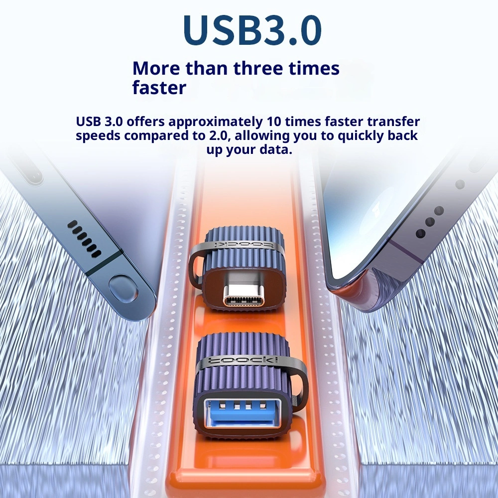 USB3.0 Male To Type-C Female Adapter
