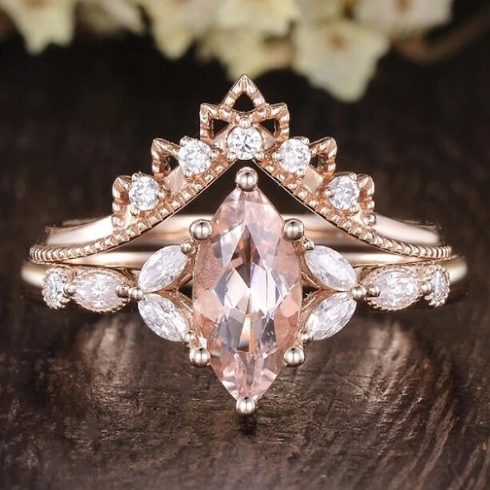 European And American Rose Flower Shape Ring Hot