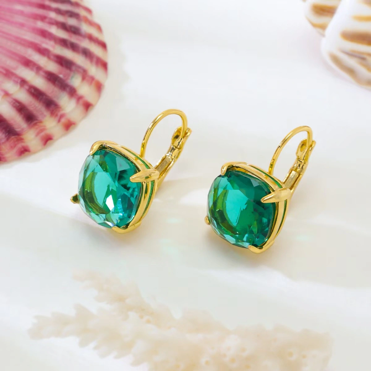 Affordable Luxury Fashion Square Women's Copper Ear Hook