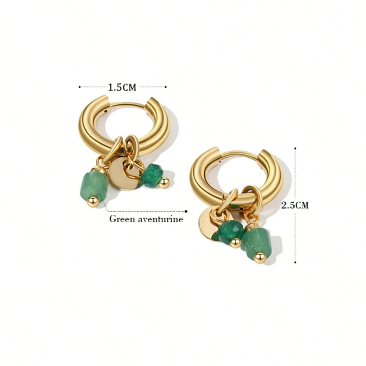 Bohemian Style Retro Exquisite Natural Stone Turquoise Eardrops