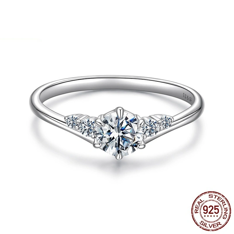 S925 Sterling Silver Shining Ring Proposal Bracelet