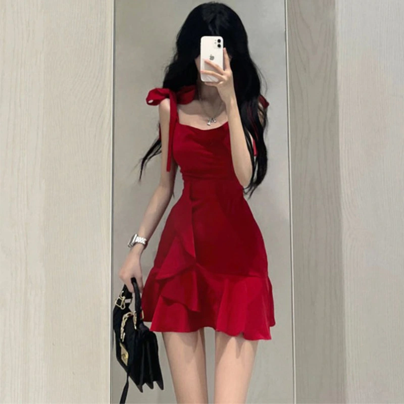 Niche Temperament Waist-controlled Slimming Short Skirt