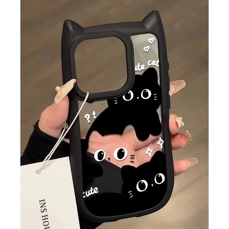 Cartoon Cat Phone Case Stereo