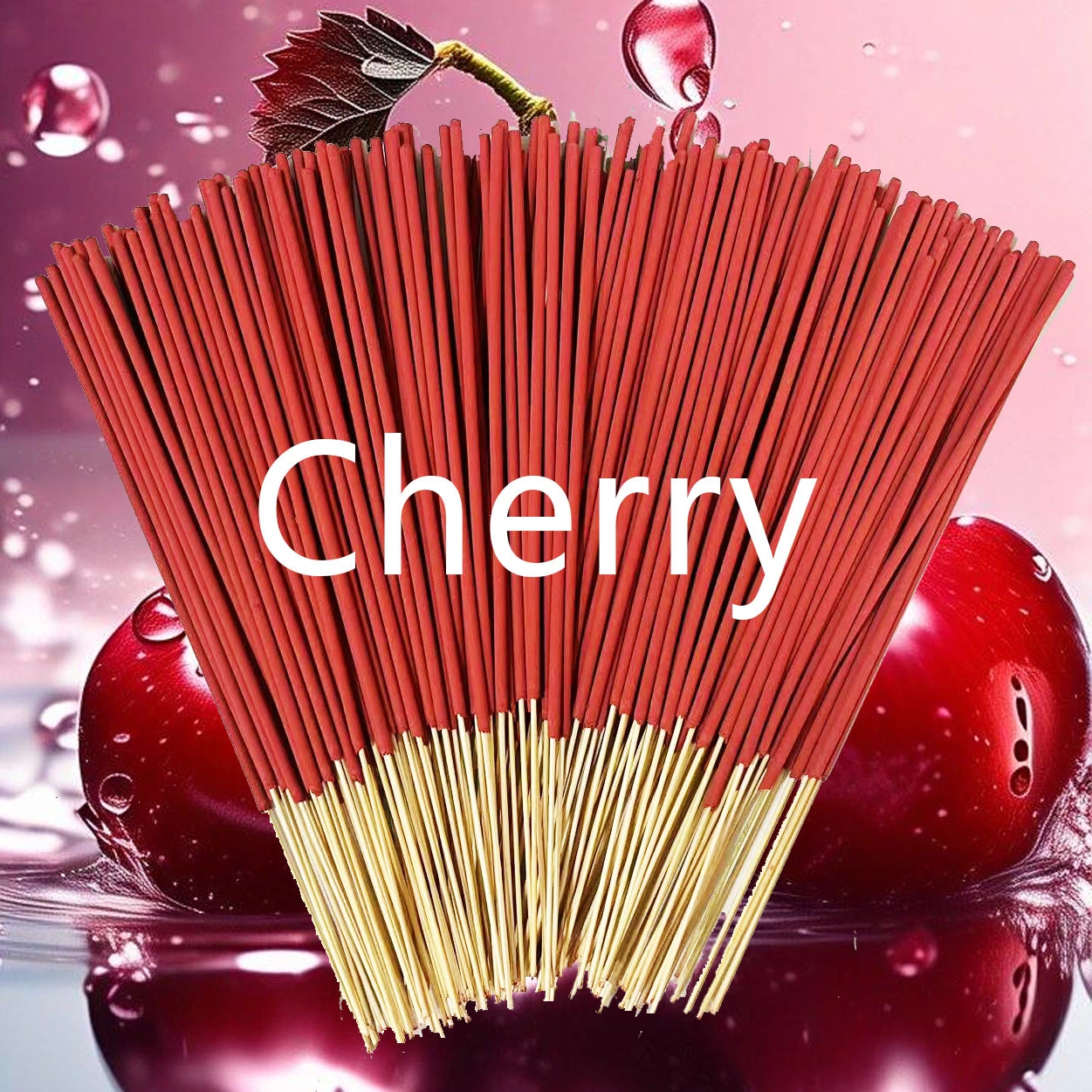 22cm Cherry Flavored Bamboo Stick Incense For Home Use