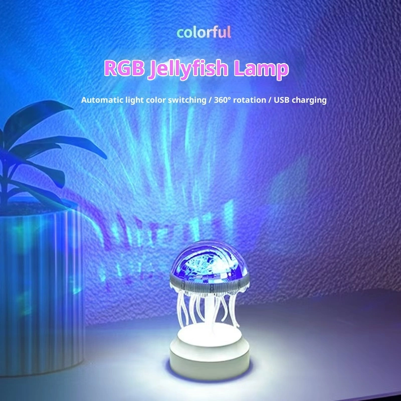 Jellyfish Atmosphere Night Light Colorful Creative Mood Light
