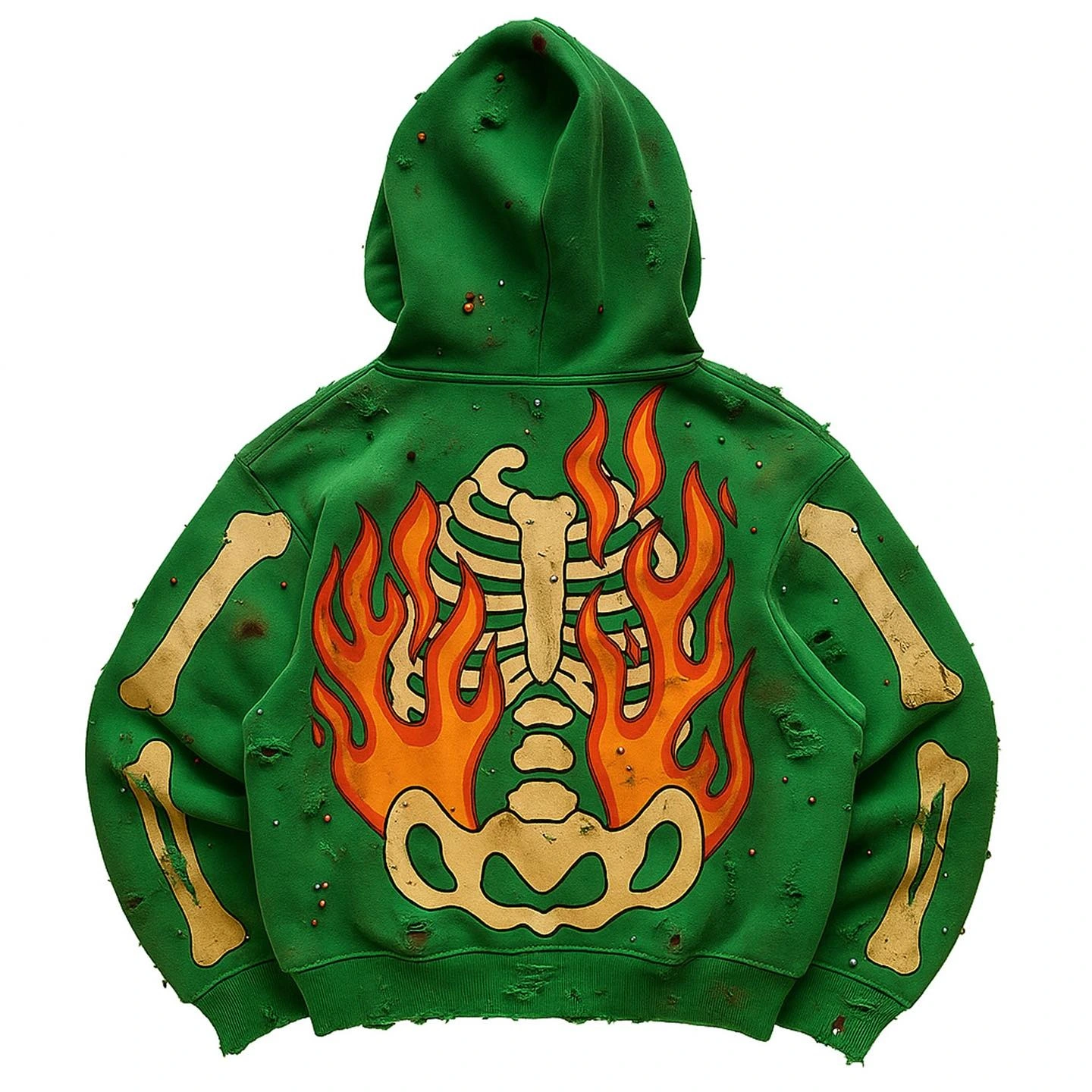 Fashion Casual Printed Polyester Sweater