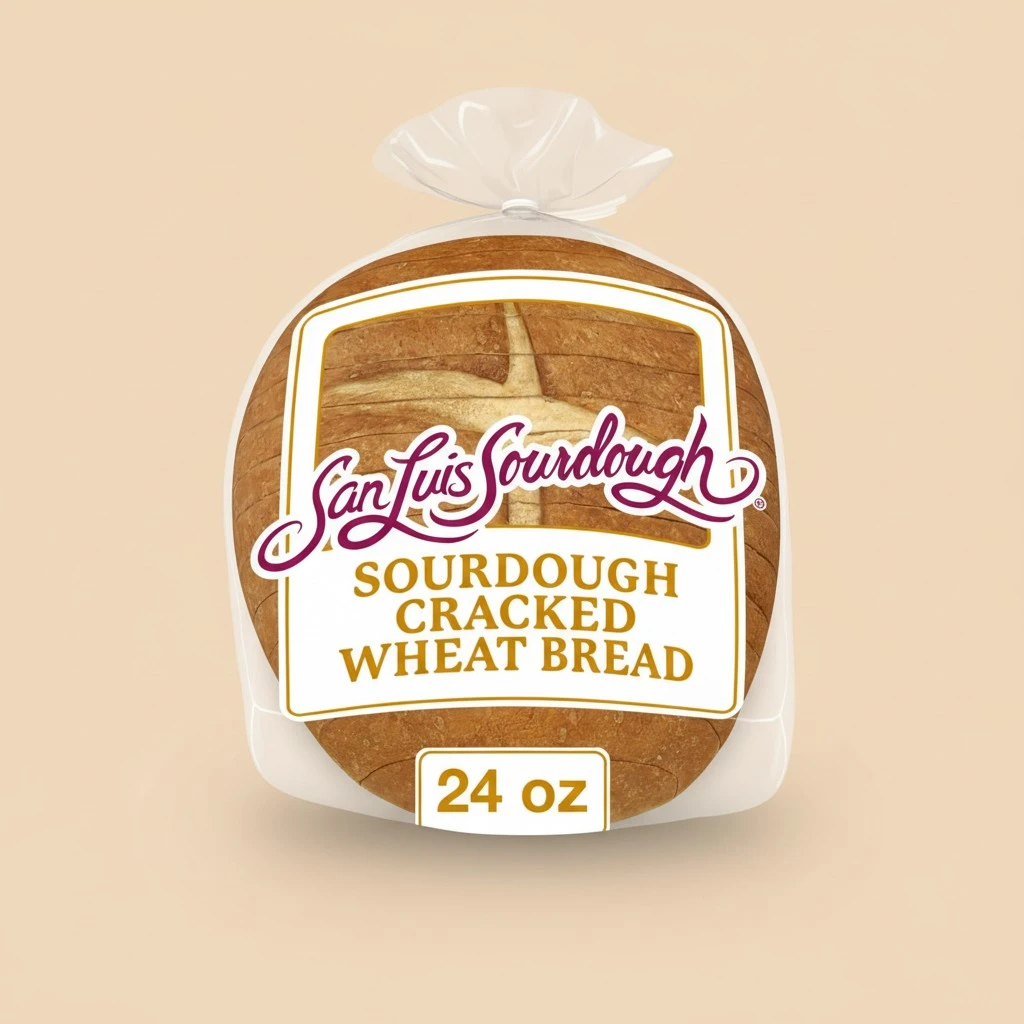 San Luis Sourdough Cracked Wheat Bread, Sourdough Bread, 24 oz Bag