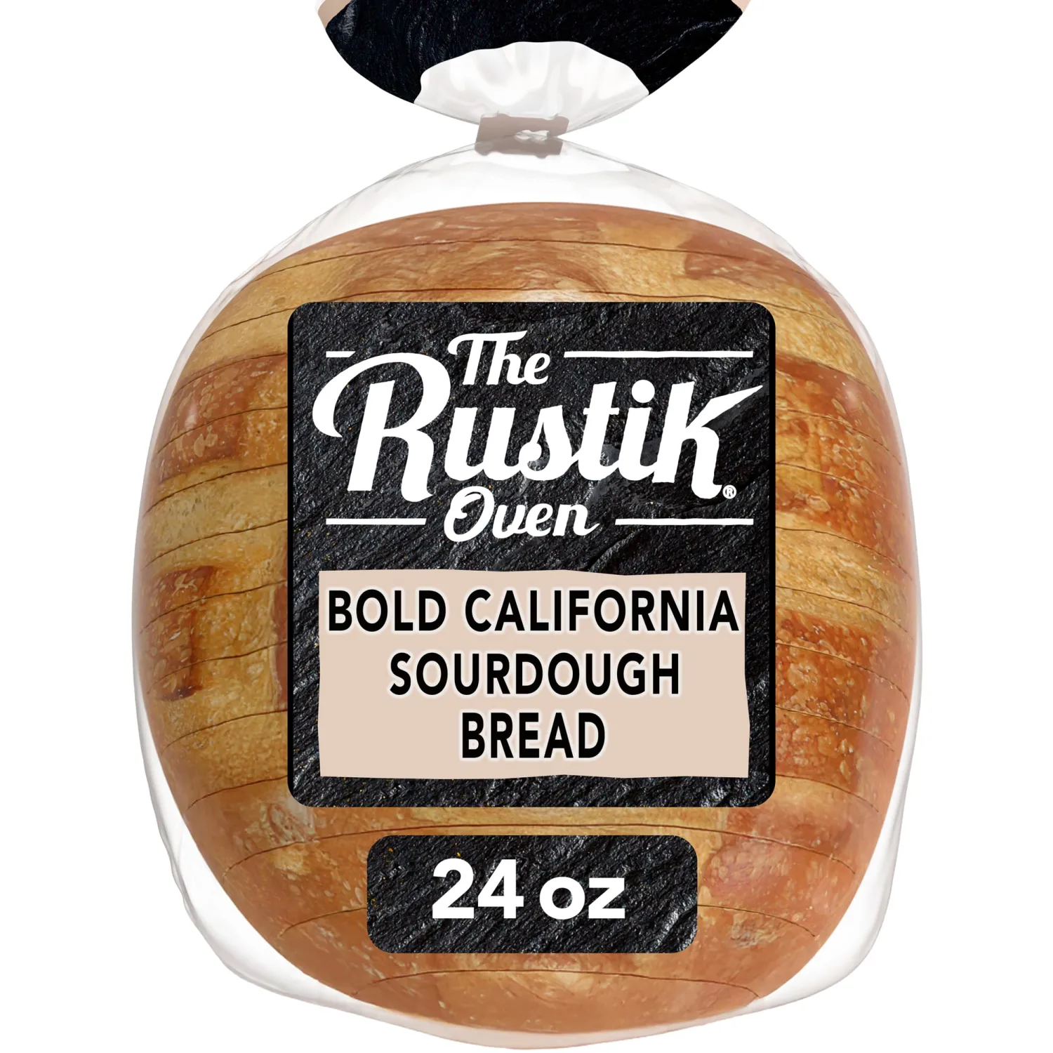 The Rustik Oven Bold California Sourdough Bread, Plain Sourdough Bread, 24 oz Bag