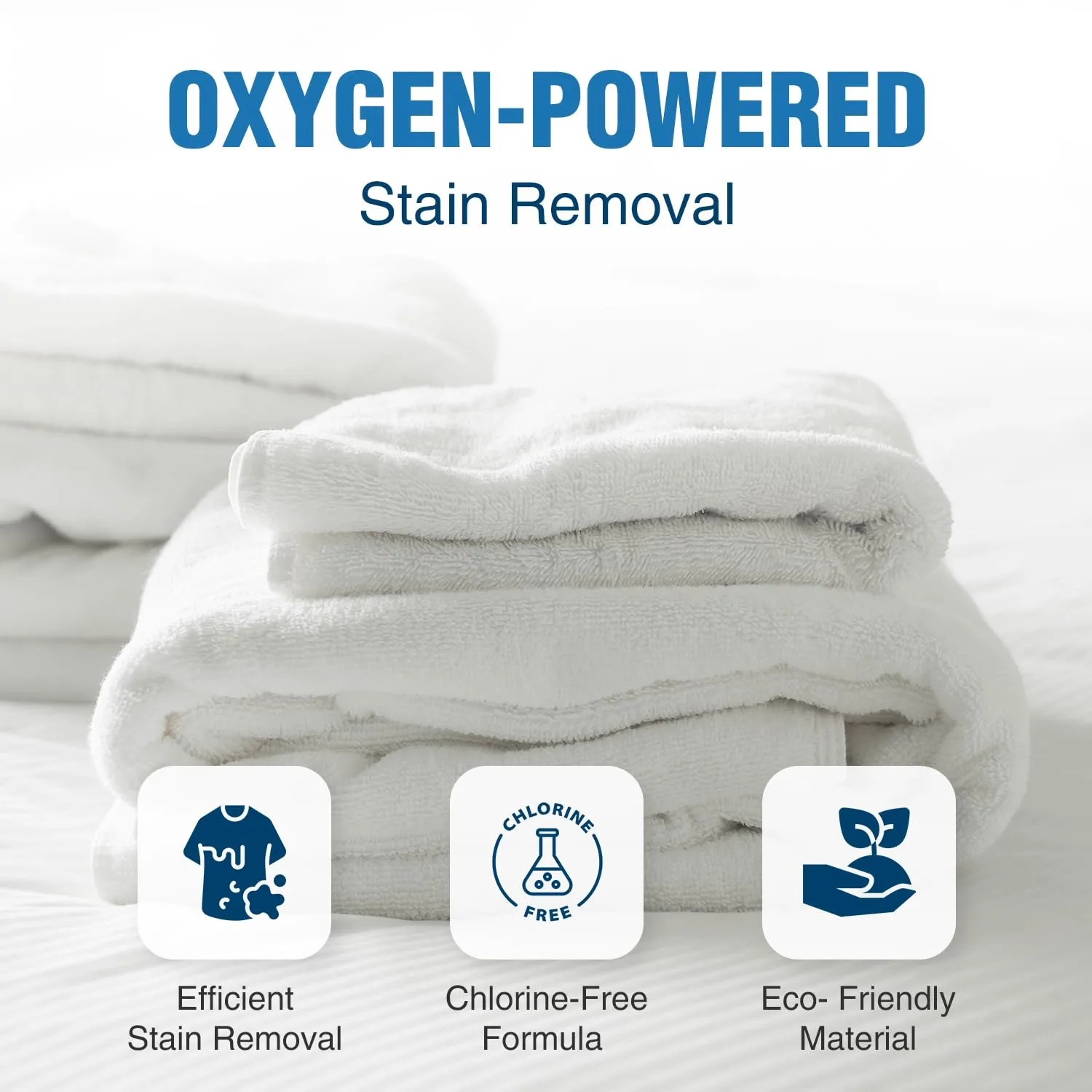 Sodium Percarbonate 10 lbs – Oxygen Bleach Powder & Laundry Booster – Multi-Purpose Cleaner for Stain Removal, Whitening, Deodorizing – Chlorine-Free Fragrance-Free