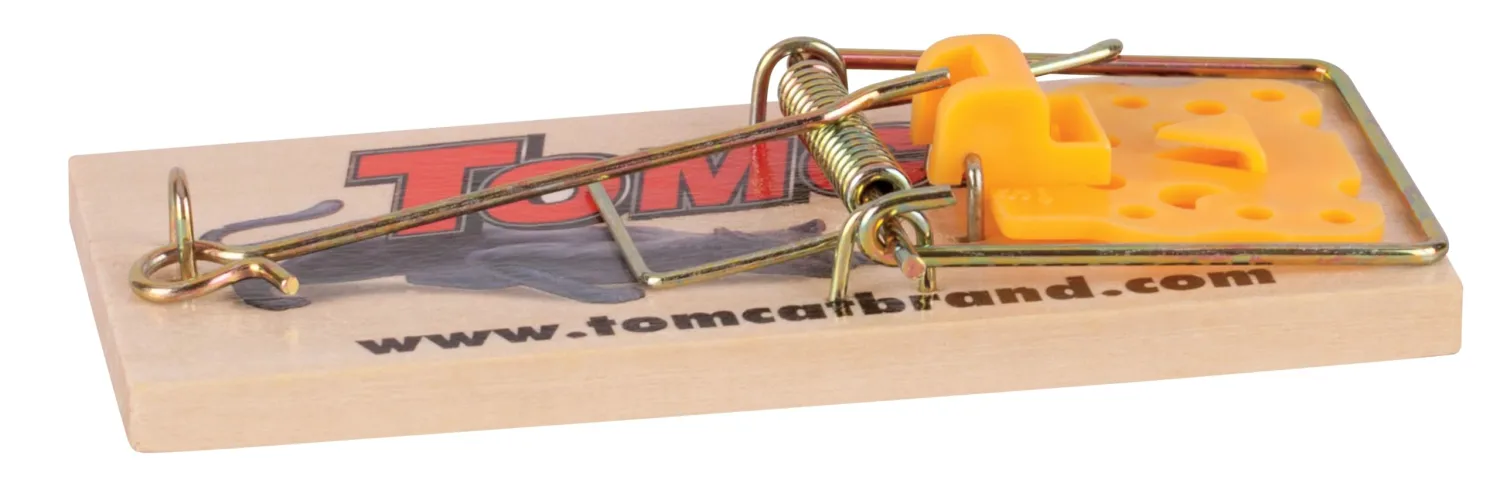 Tomcat Mouse Traps (Wooden), Inexpensive, Effective Way to Catch Mice in the Home, 2 Traps