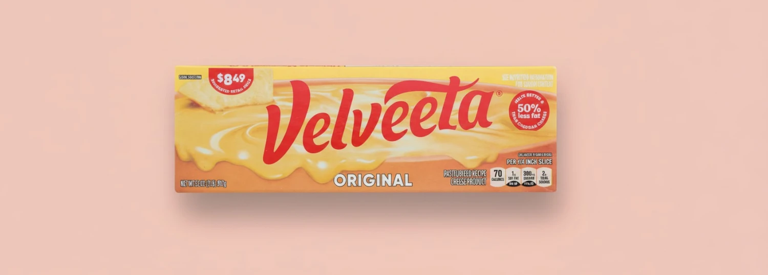 Velveeta Original Pasteurized Recipe Cheese Product, Classic Size, 32 oz Block