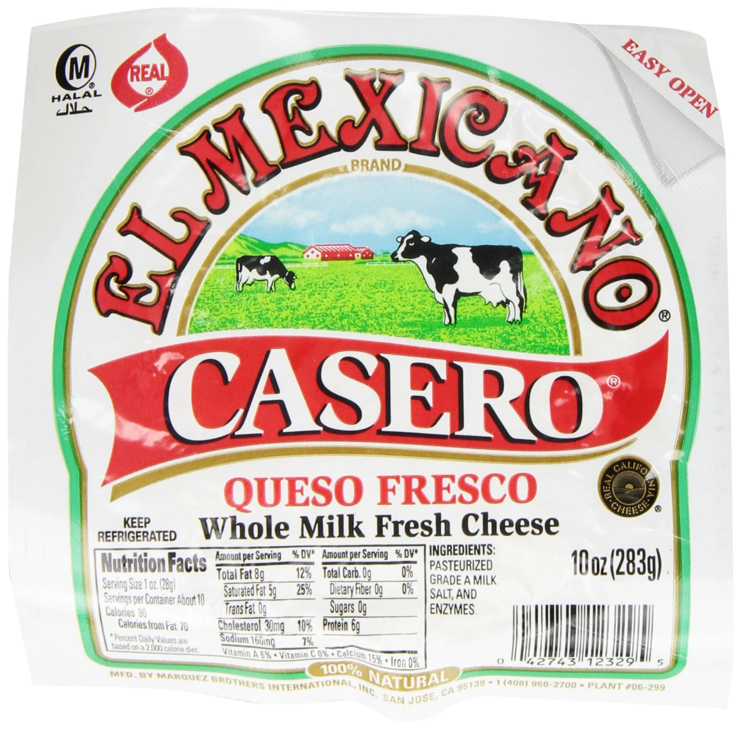 El Mexicano, Queso Fresco Casero, 10 oz
