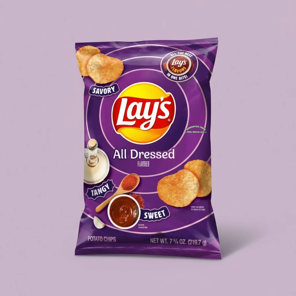 Lay's Potato Chips, All Dressed, 7.75 oz Bag