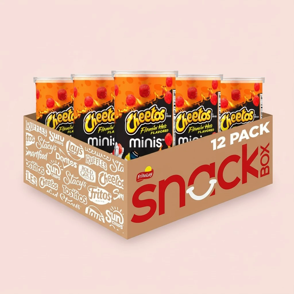 Minis Canisters, Cheetos Flamin' Hot, 1.5 Ounce (Pack of 12)