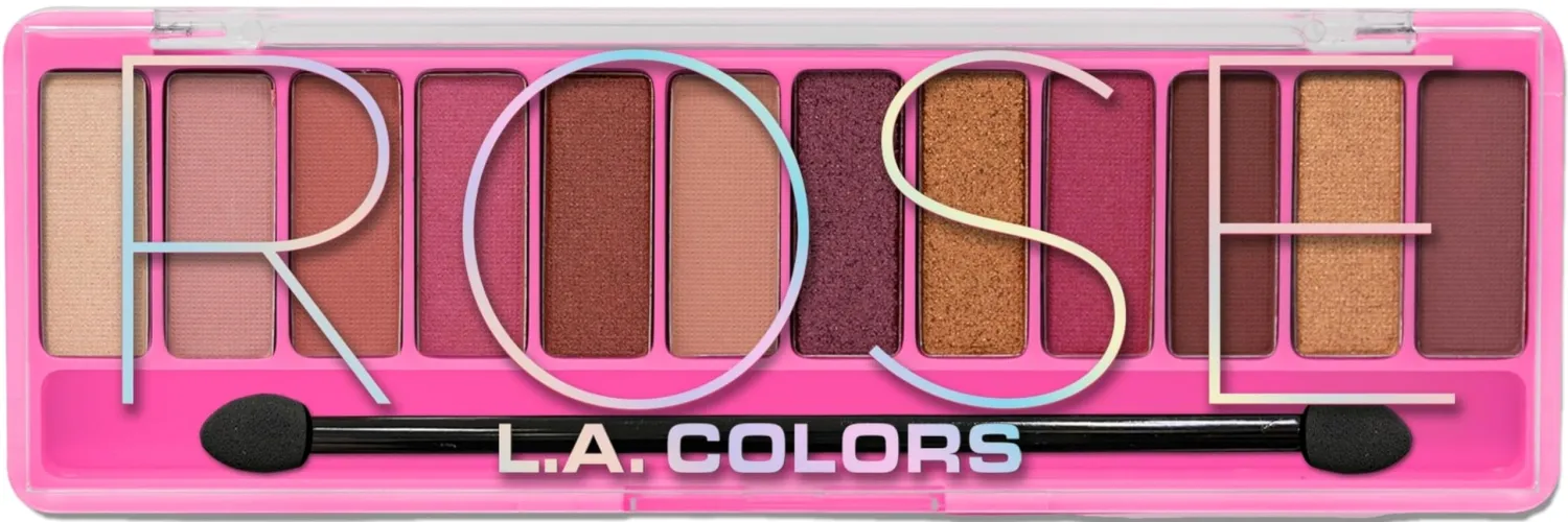 L.A. COLORS Color Vibe Eyeshadow, CES788 Rose CES788TAG