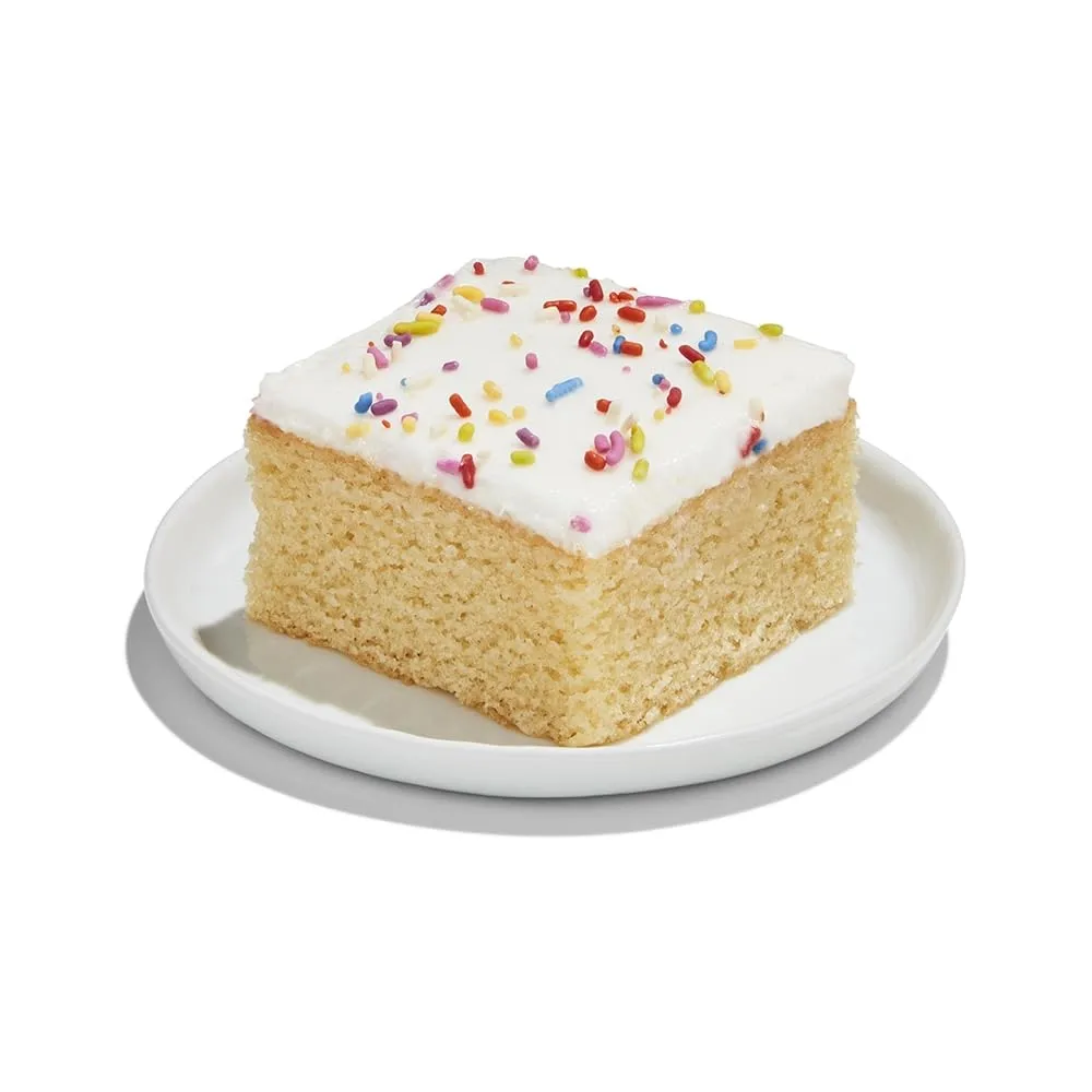Whole Foods Market, Cake Celebration Vanilla Sprinkle Slice, 4 Ounce