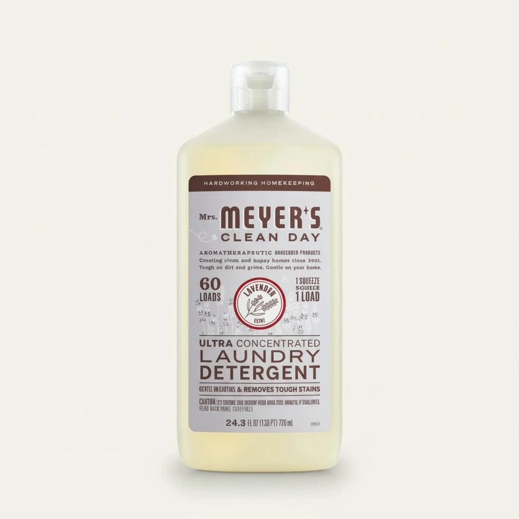 MRS. MEYER'S CLEAN DAY Ultra Concentrated Laundry Detergent, Lavender Scent, 24.3 fl oz