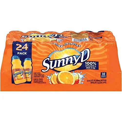SunnyD Tangy Original Orange Flavored Citrus Punch, 24 Fluid Ounce by Sunny DF- 24 Fl Oz (Pack of 24)