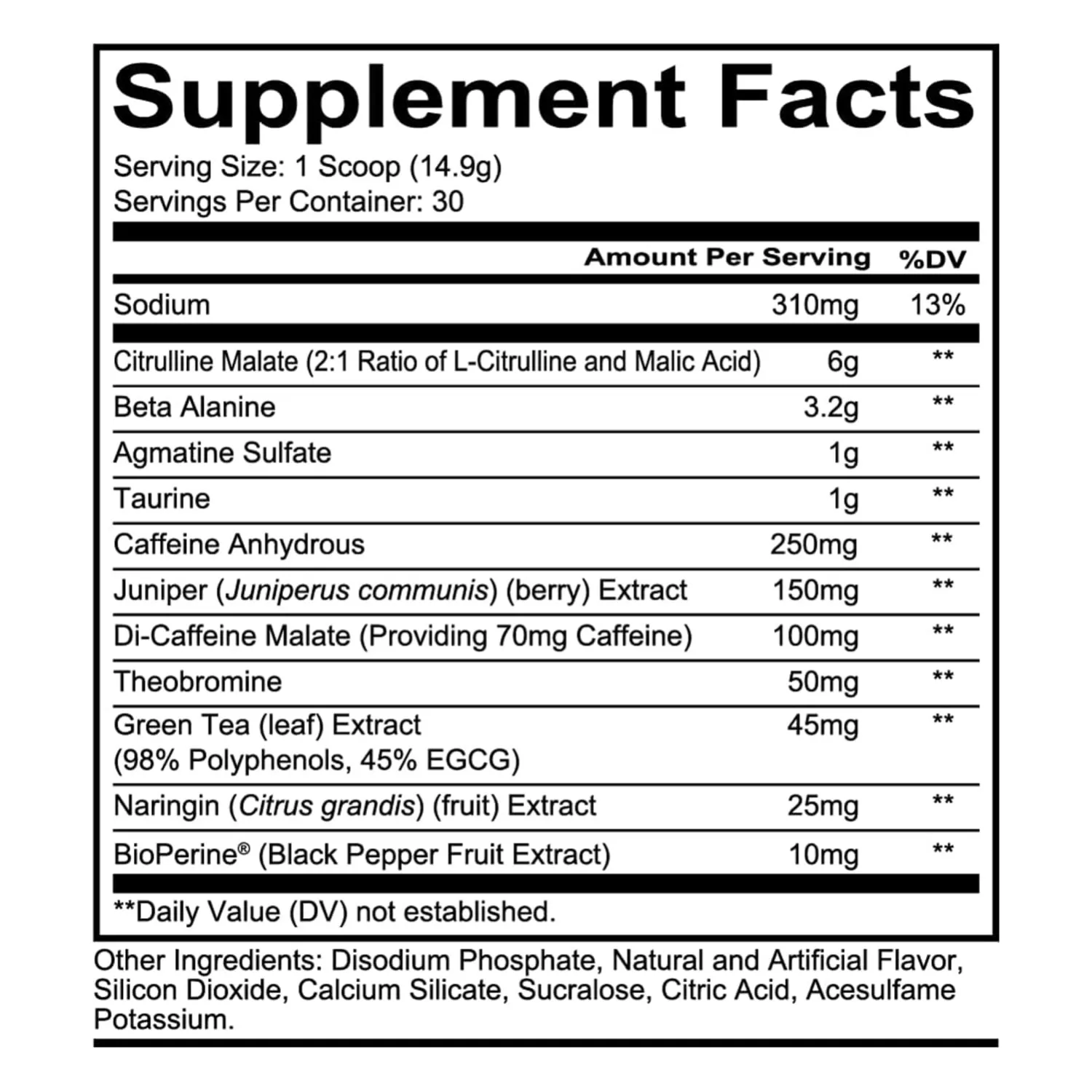 REDCON1 Total War Pre Workout, Orange Crush - Contains 320mg of Caffeine from Green Tea, Juniper & Beta Alanine - Pre Work Out with Amino Acids to Increase Pump, Energy + Endurance (30 Servings)