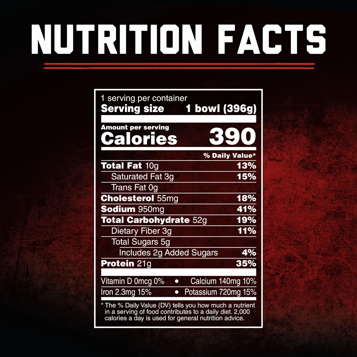 Banquet MEGA Bowls Chicken Fajita, Frozen Meal, 14 oz.