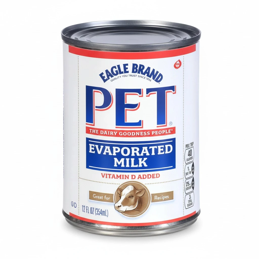 PET Evaporated Milk, 12 Ounce Can
