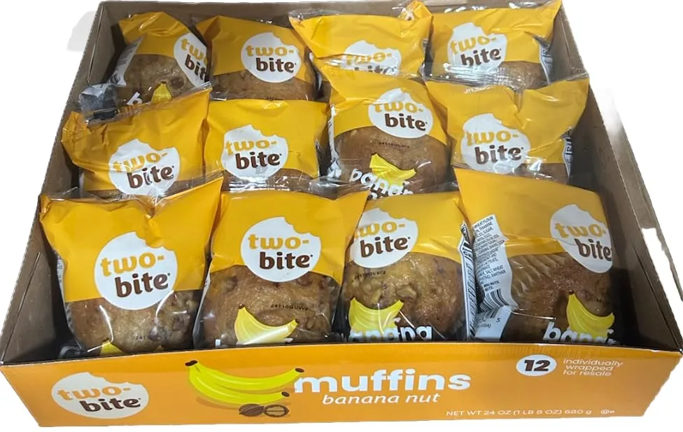 Two-Bite Banana Nut Muffins, 12 Count, 24 oz