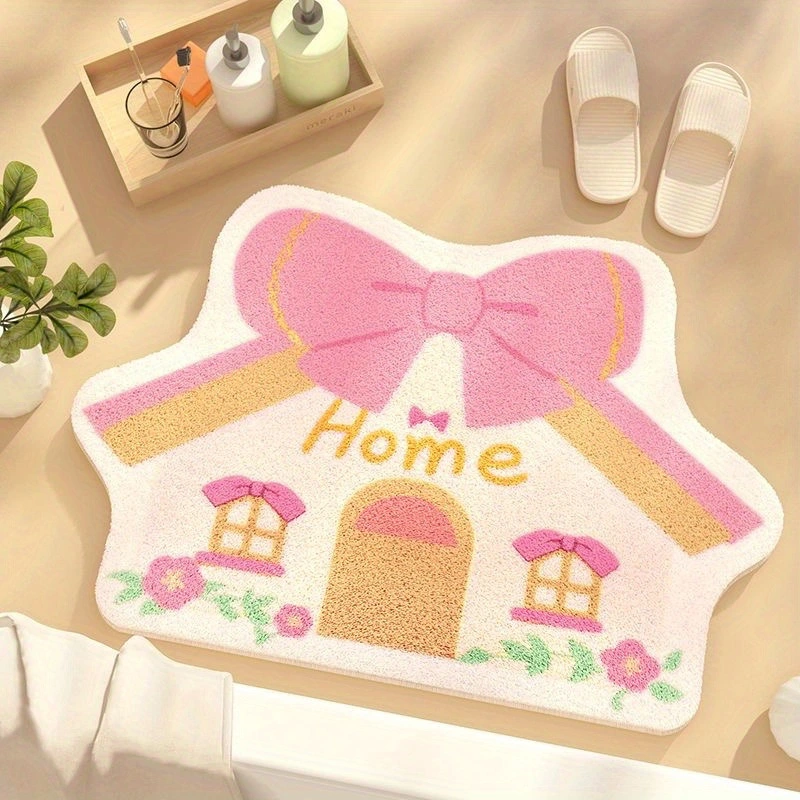 Home Bow Carpet Cartoon Floor Mat