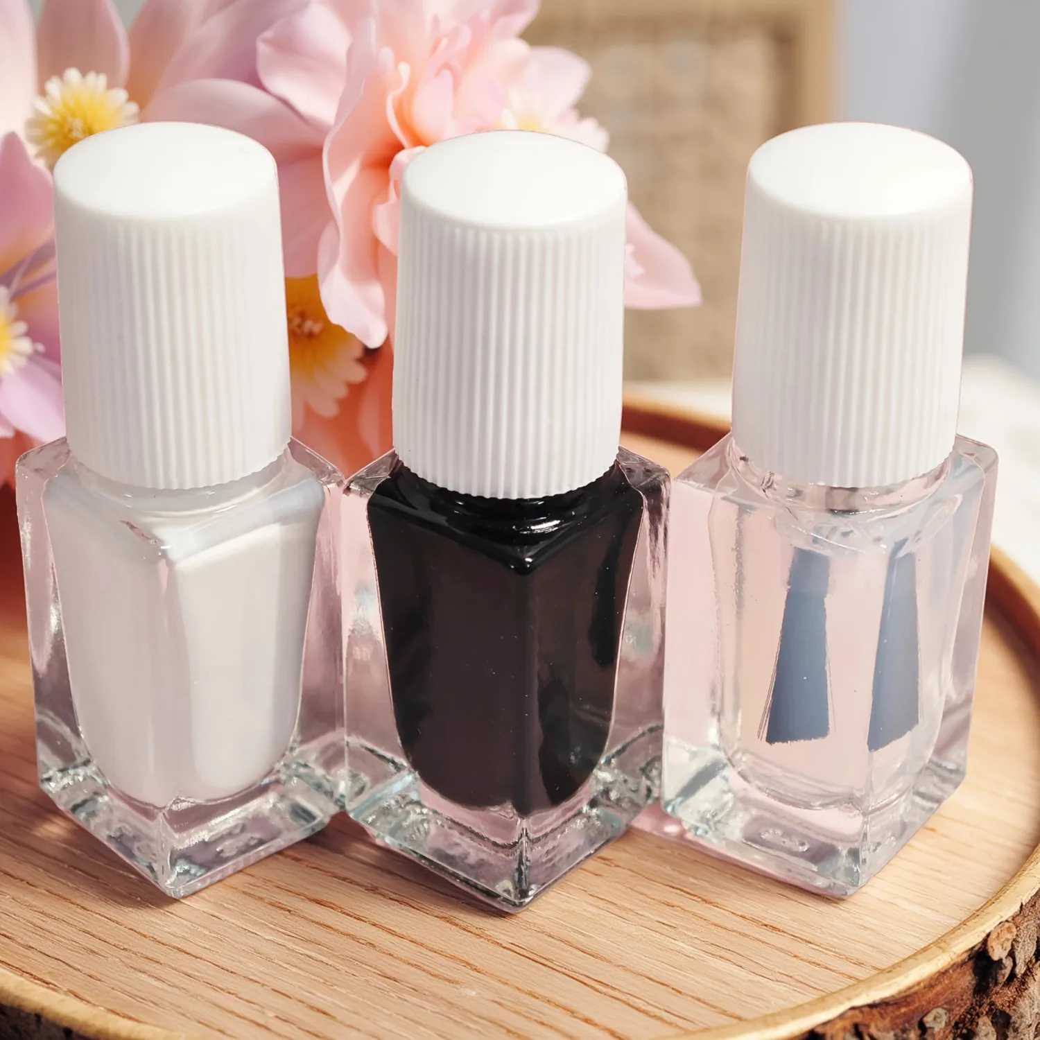 3Pcs 12ml Quick Dry Peel Off Nail Polish Set Odor Free Water Based No Bake Nail Paint Dazzling Colors Cute Portable Packaging Nail Polish Gift Set for Women and Kids V03 Moon Color Disqualified