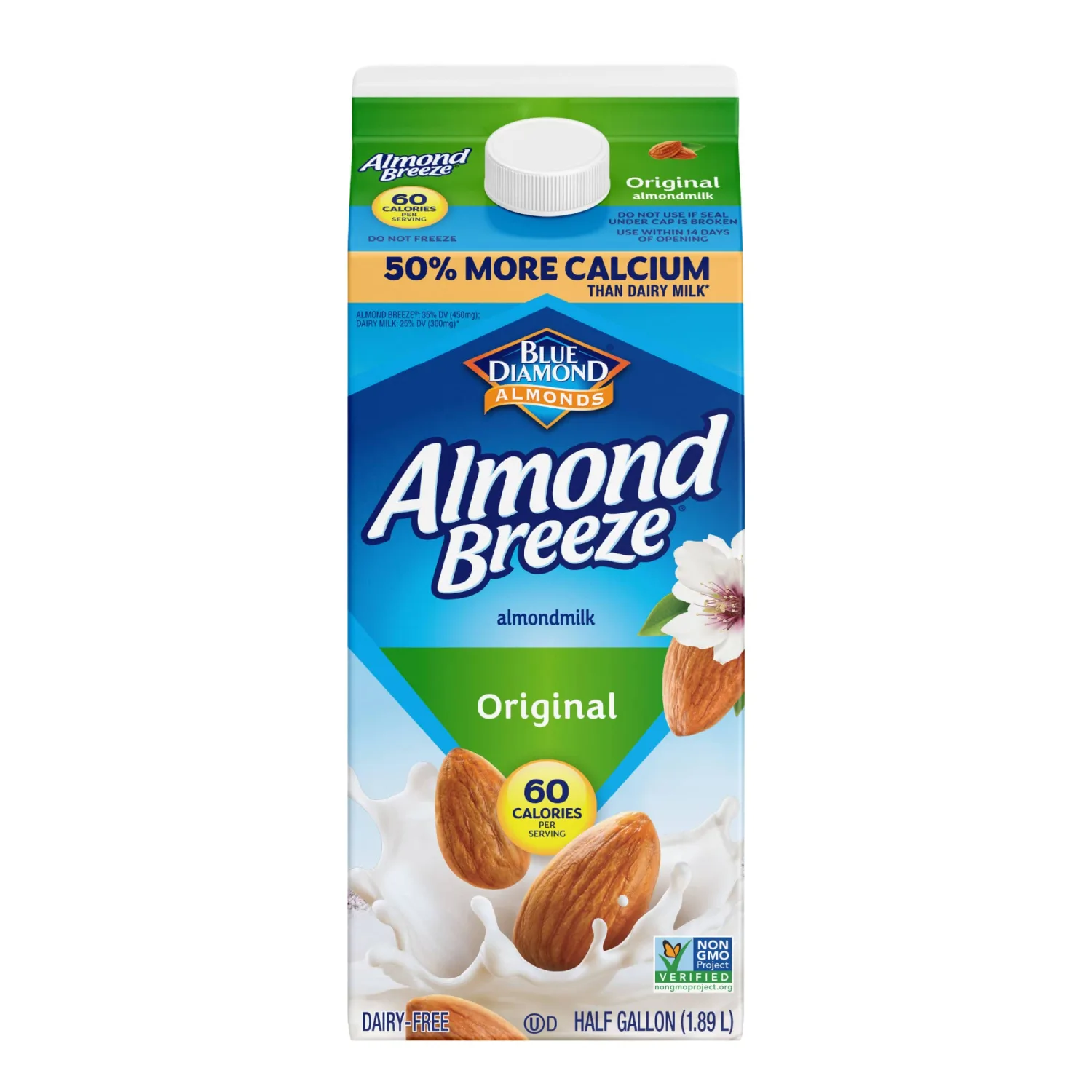Almond Breeze Original Beverage, 64 oz
