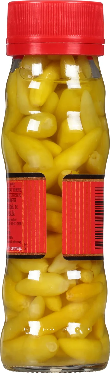 Trappey's Hot Peppers in Vinegar, 4.5 Ounce (Pack of 2)