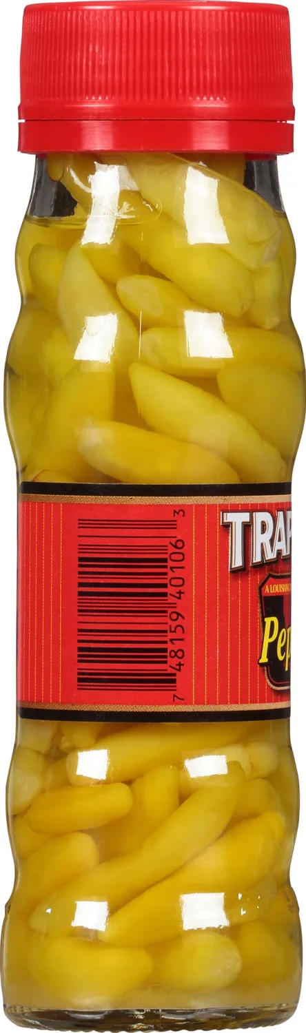 Trappey's Hot Peppers in Vinegar, 4.5 Ounce (Pack of 2)