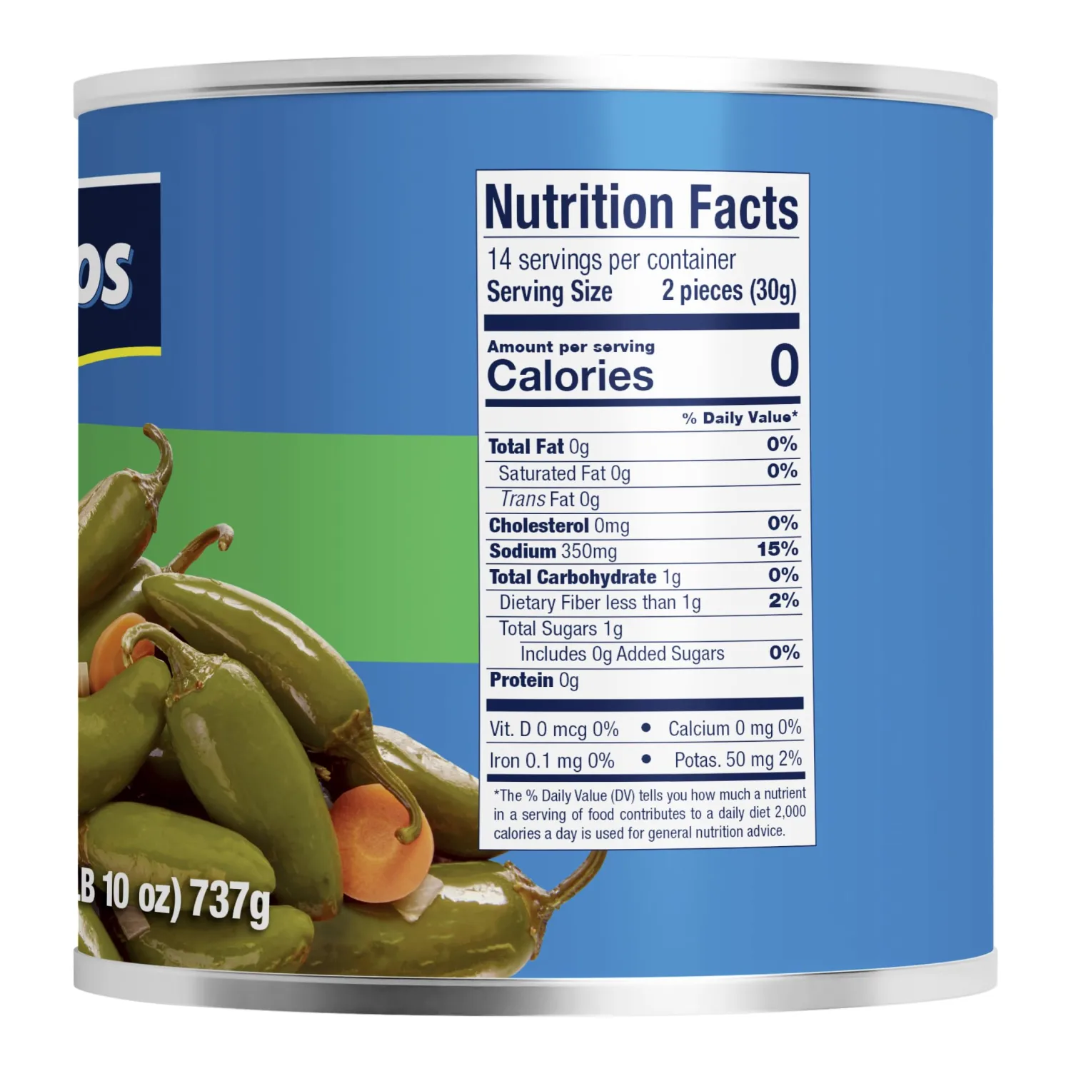San Marcos Whole Jalapeno Peppers, 26 Ounce (Pack of 4)