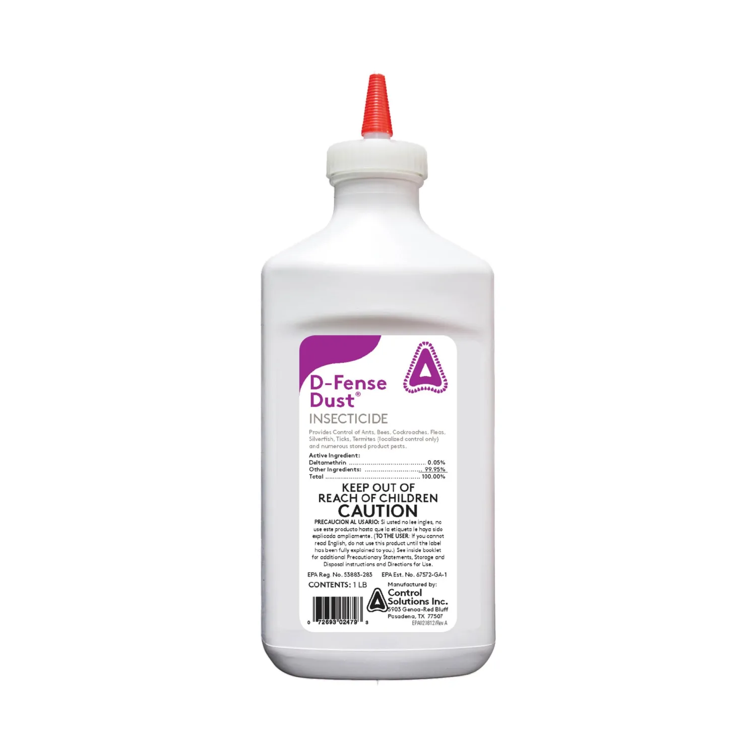 Control Solutions - 82002479 - D-Fense Dust - Insecticide - 1lb, White