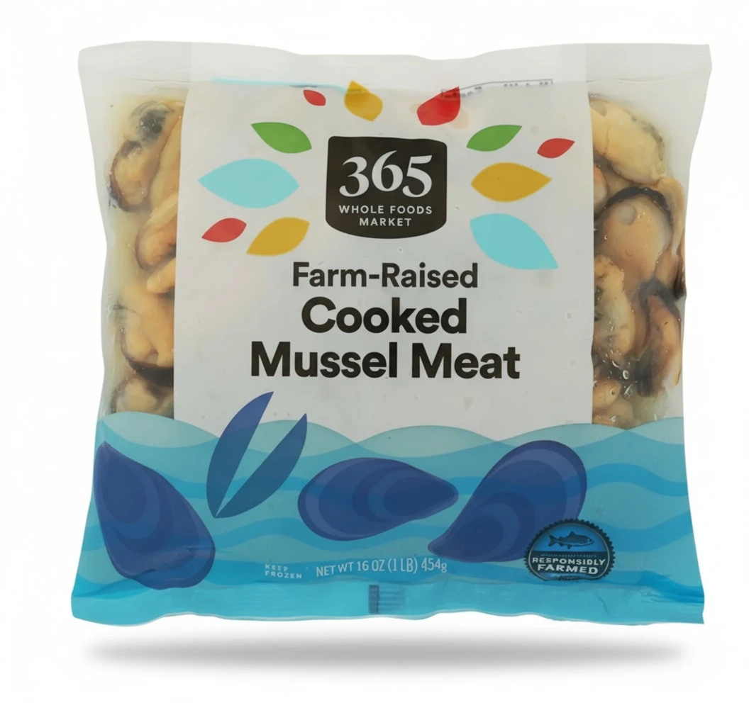 365 By Whole Foods Market Cooked Mussel Meat, 16 Ounce