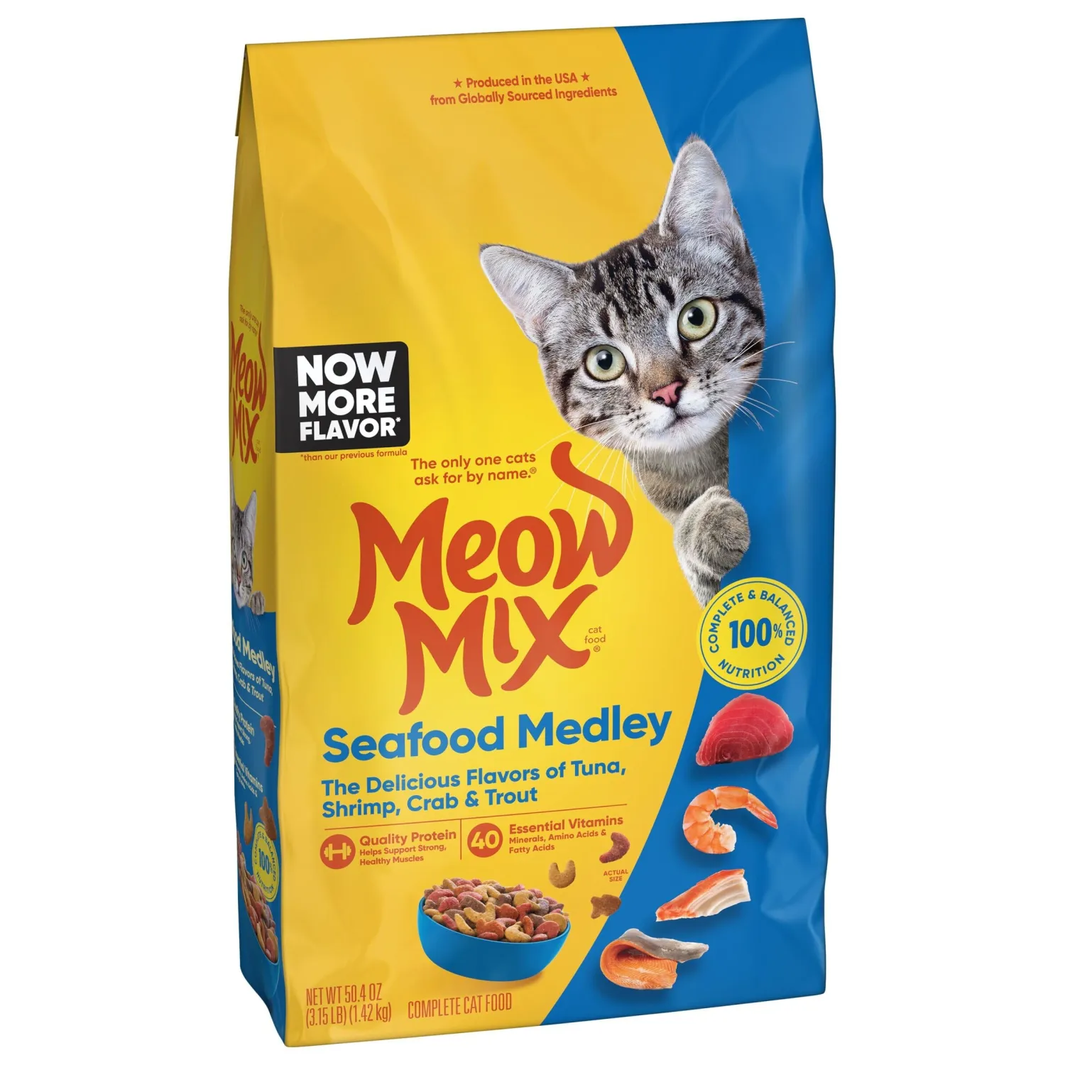 Seafood Medley Dry Cat Food