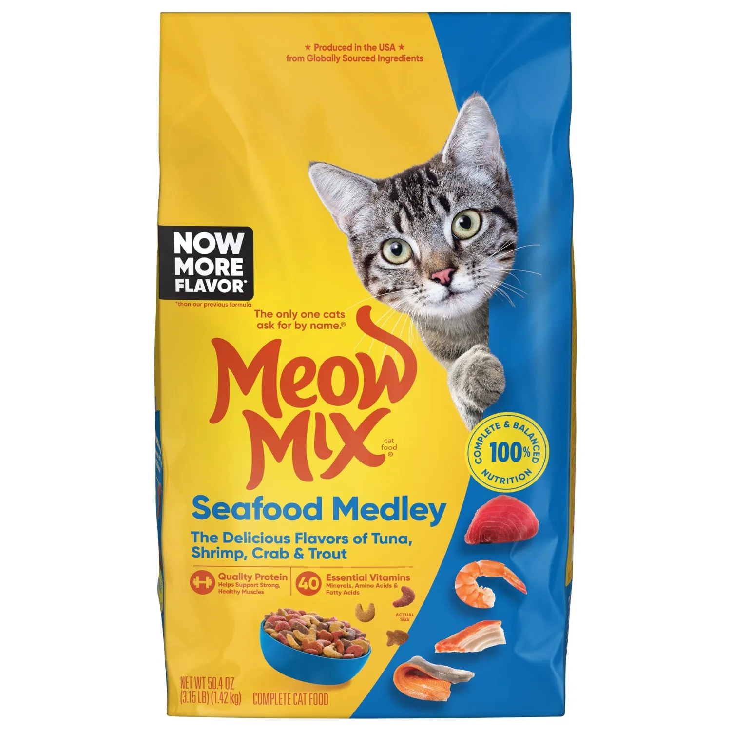 Seafood Medley Dry Cat Food