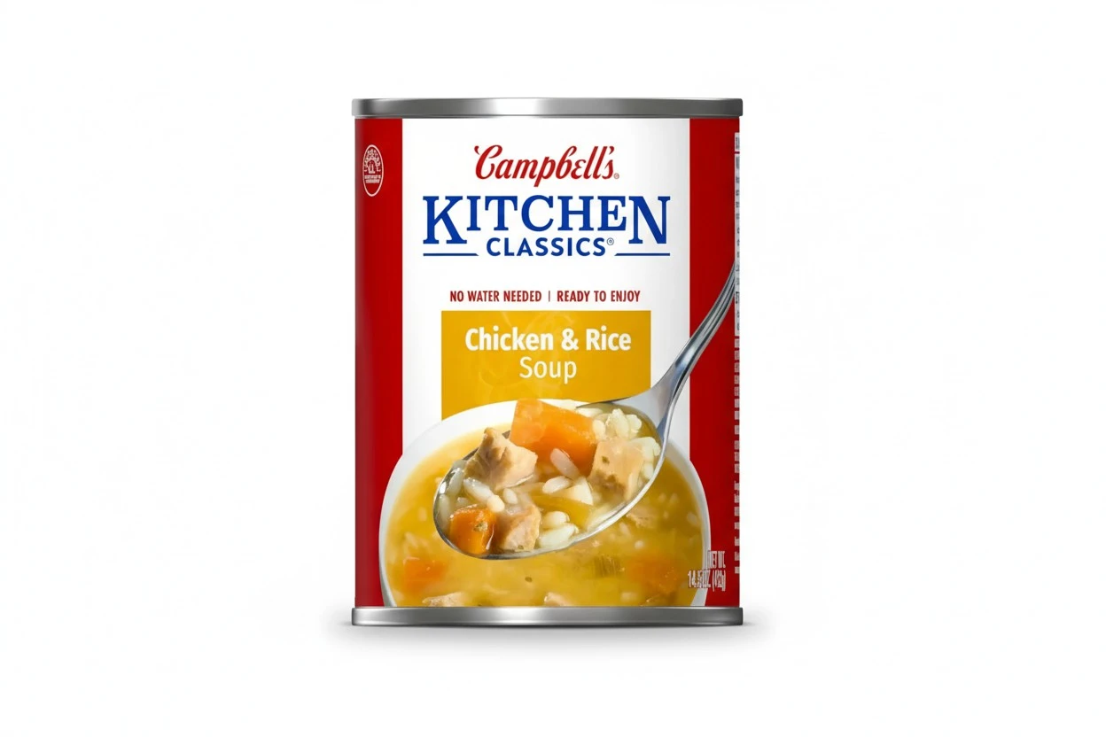Campbell's Kitchen Classics Chicken and Rice Soup, 14.5 oz. Can (Pack of 2)