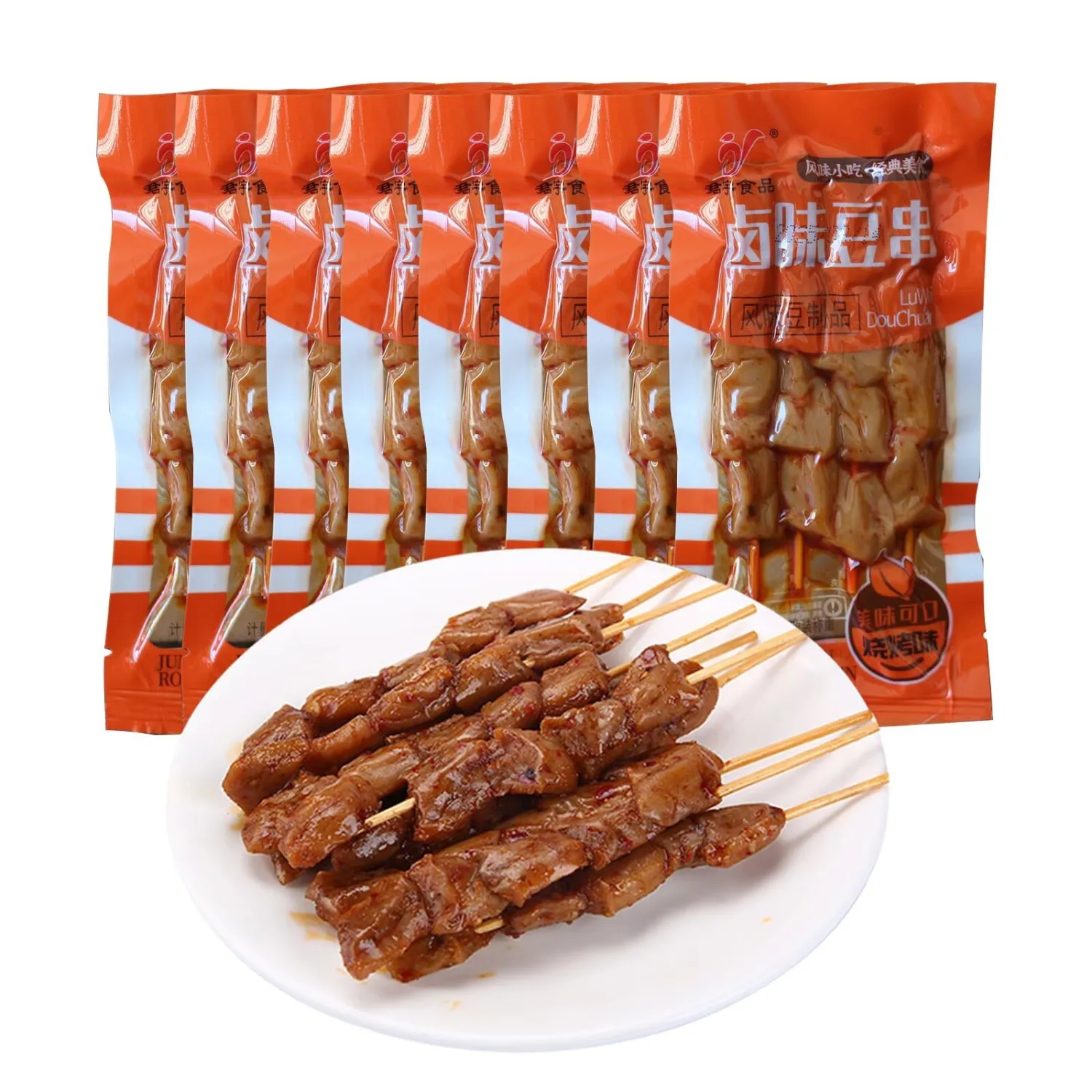 13oz (8 Packs) latiao mild,Small Gluten Latiao,China Snacks Spicy,Chinese Snacks Spicy Strips,Instant Delicious,Enjoy Anytime, Anywhere 辣条