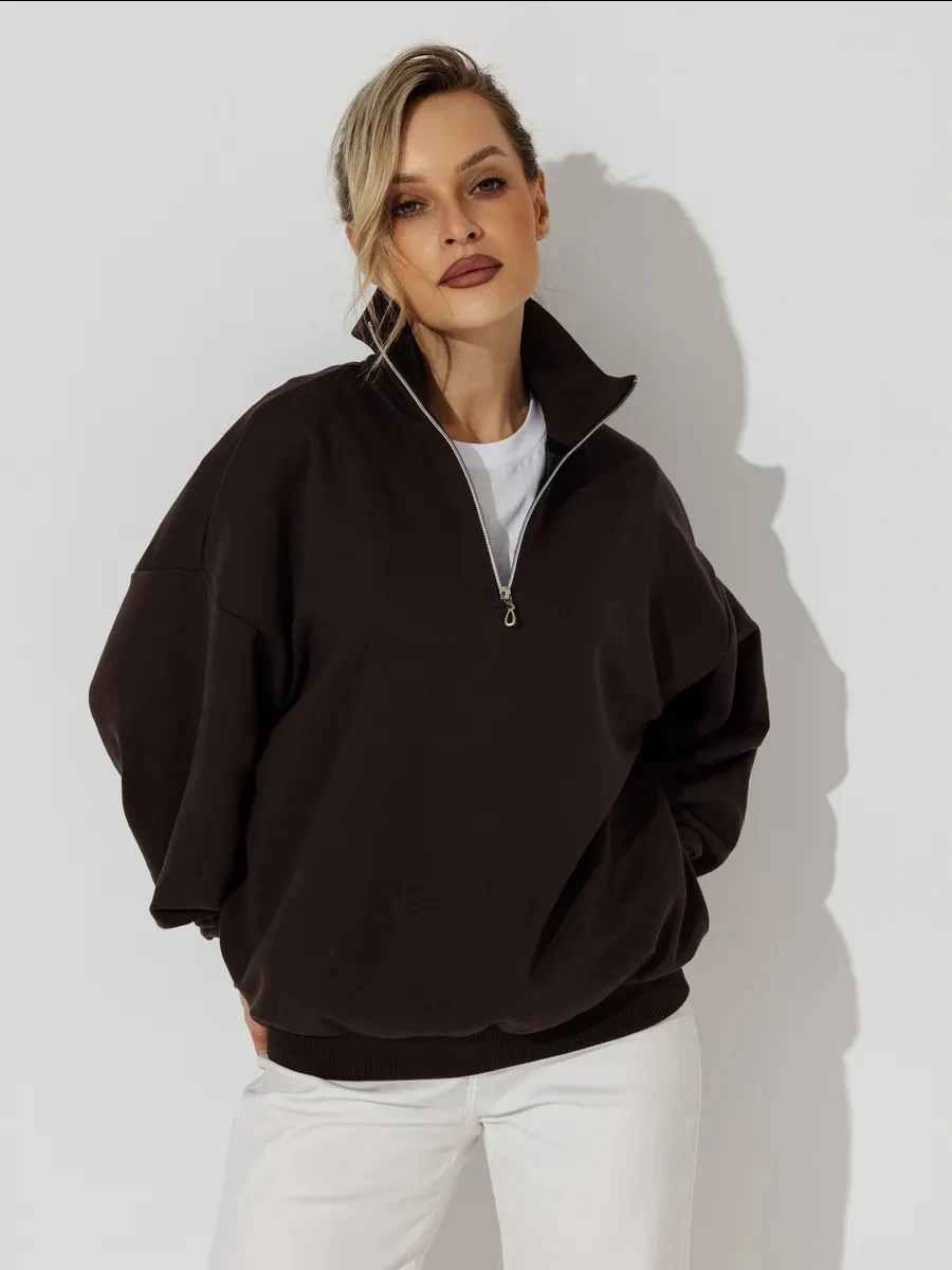 Lazy Style Fashion Casual Personality Versatile Zip-up Hoodie