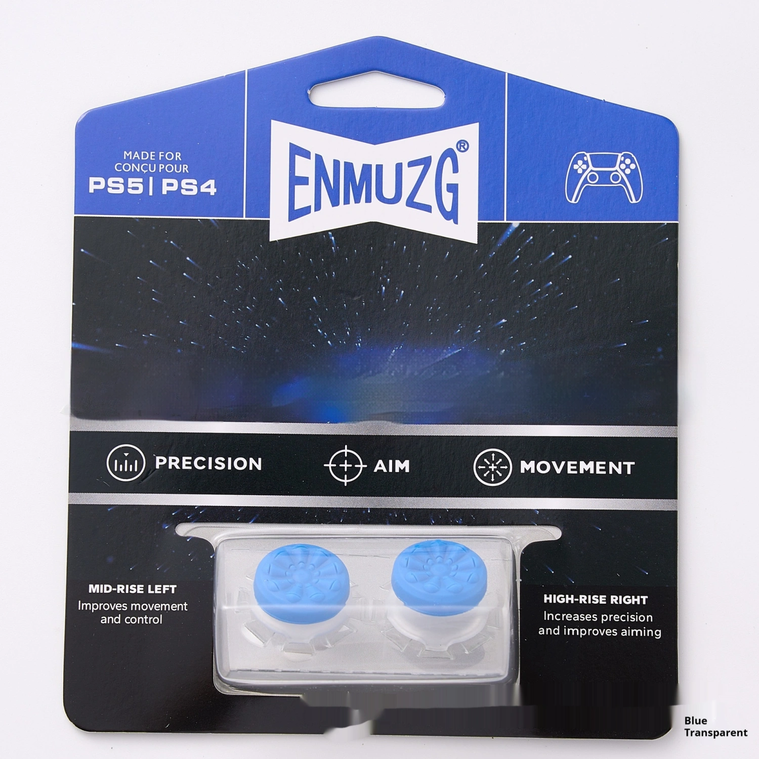 Gamepad PS5 Increased By Protective Cap