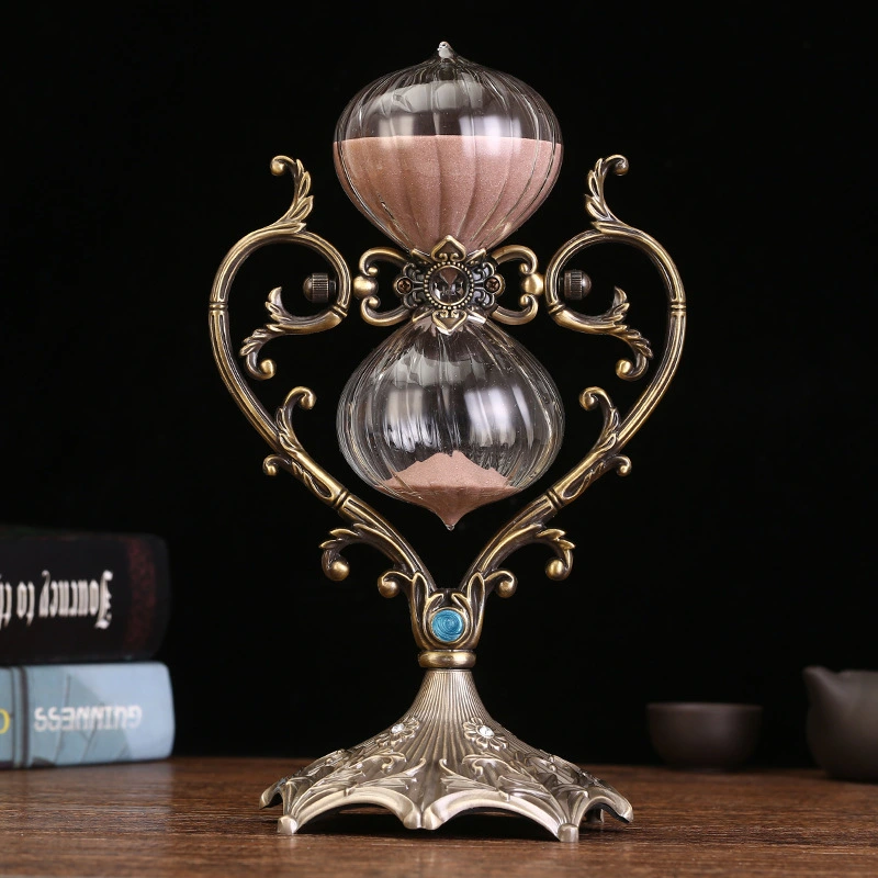 Creative Retro Heart-shaped Time Sand Clock Timer Gift