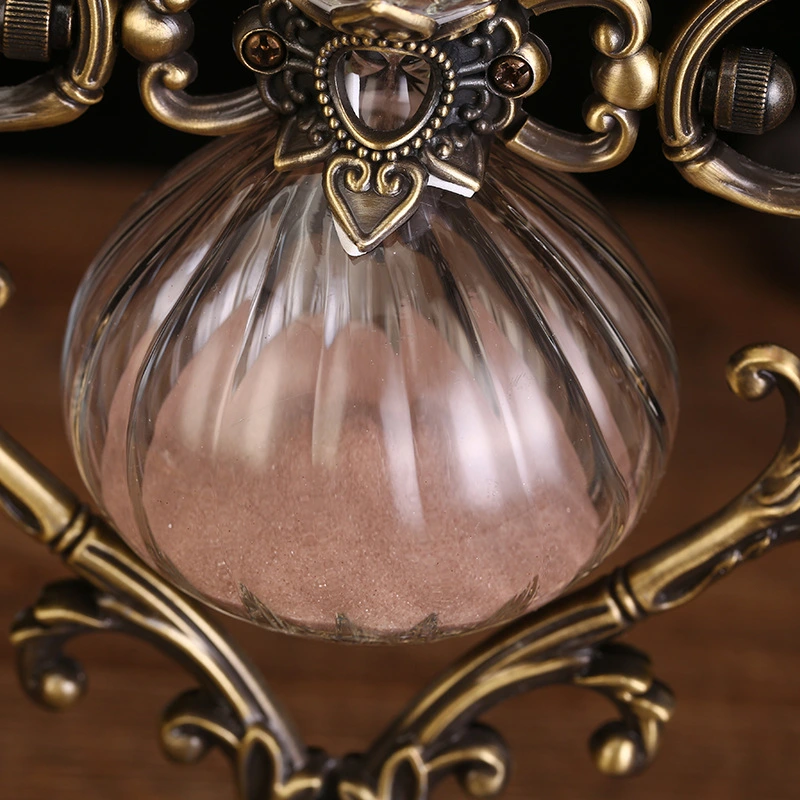 Creative Retro Heart-shaped Time Sand Clock Timer Gift