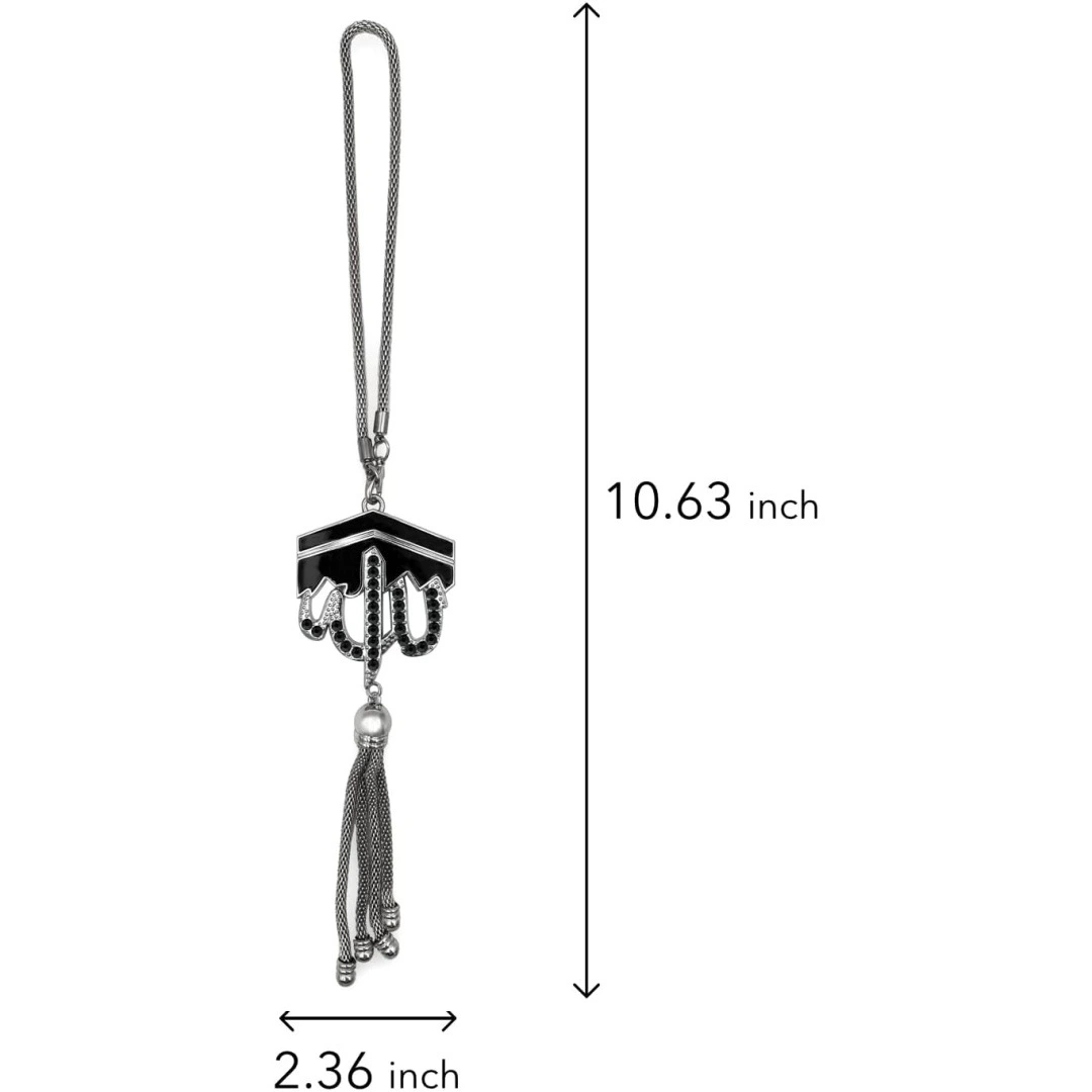 Suspended Zinc Alloy Car Pendant With Diamond Decoration