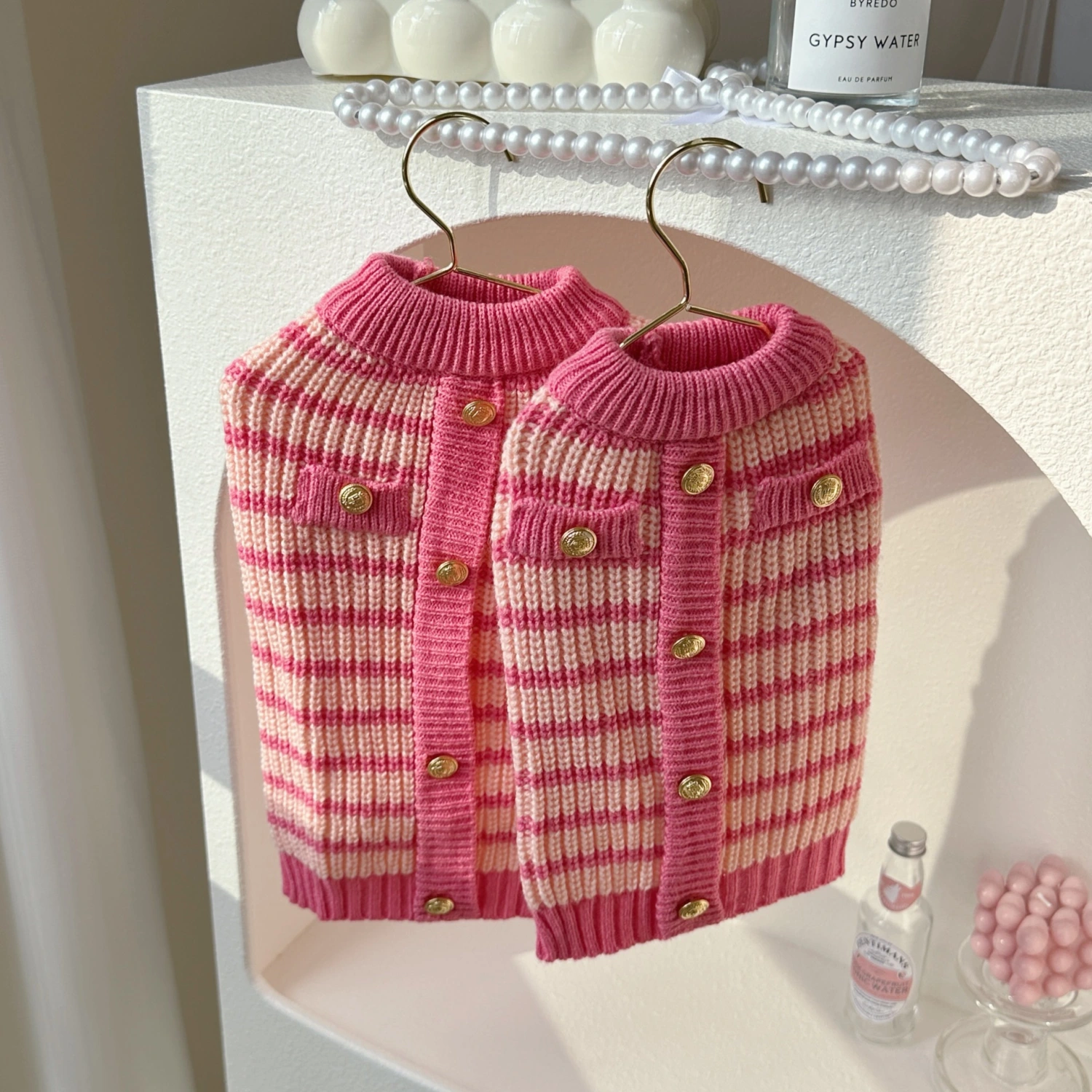 Striped Sweater Pet Clothes Classic Style